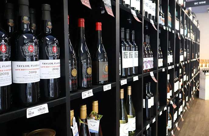 British Columbia Wine Selection