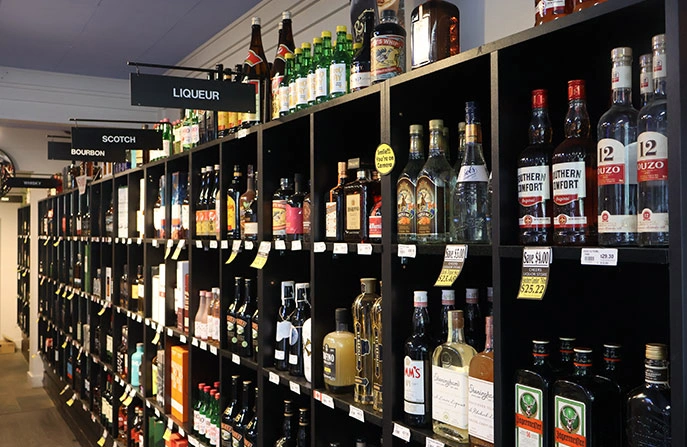 Liqueur, Bourbon & Scotch Selection